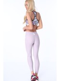 Leggings mit transparentem Lavendelstreifen MR13861 – Online-Shop – Boutique